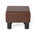 Simili cuir brun foncé