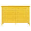 Commode de rangement jaune Cheerful pour espaces modernes