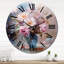 Dalaysha - Horloge murale florale-659943985