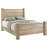 Weathered Oak 55-inch Eastern King Panel Bed