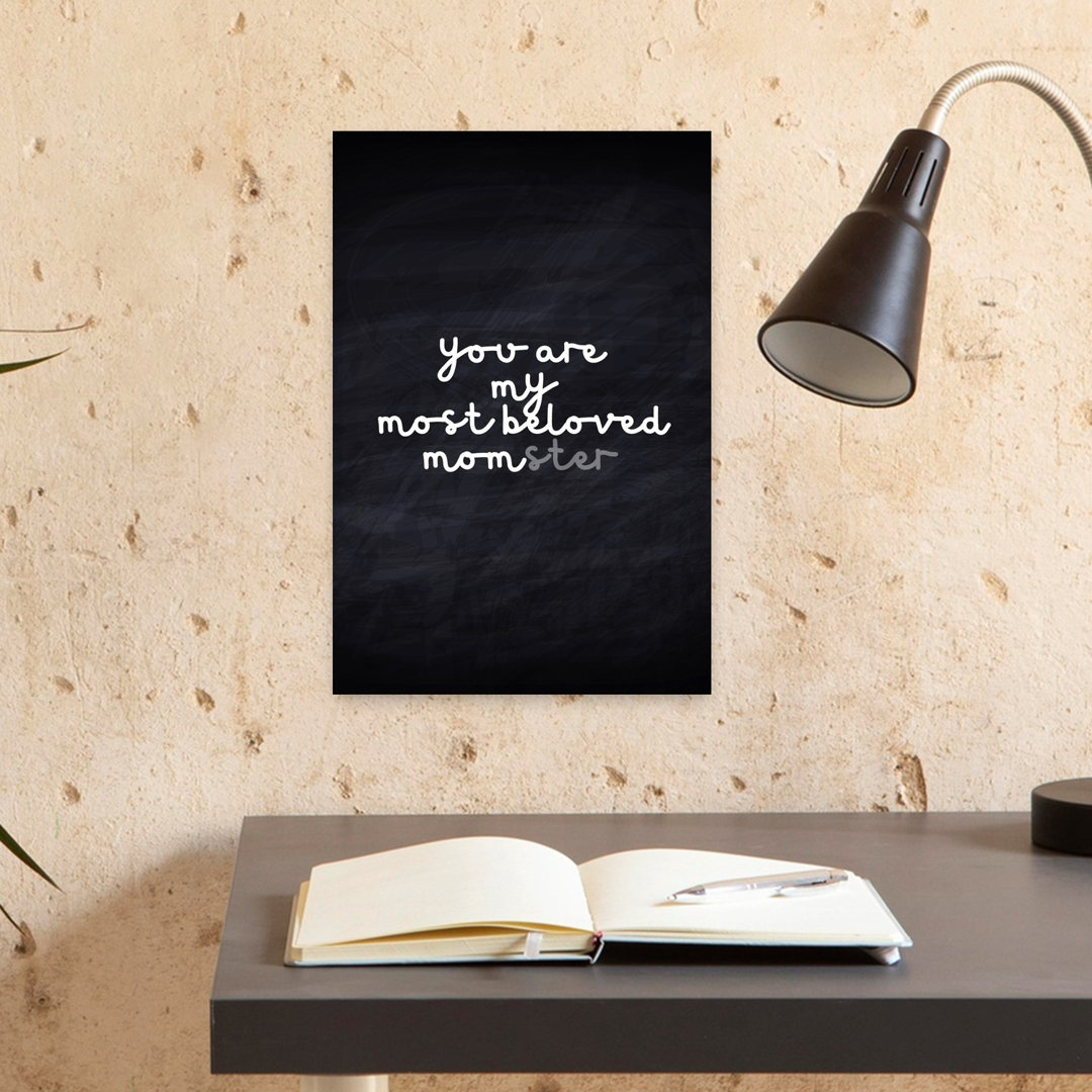 My Beloved Momster Abstract Contemporary Wall Art Print