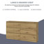138 cm W Chest of 6 Drawers