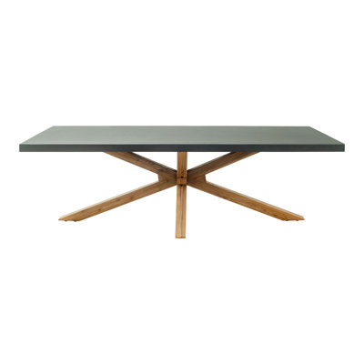 Rectangular Dining Table Gray