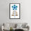 «Retro Blooms IV», impression sur toile