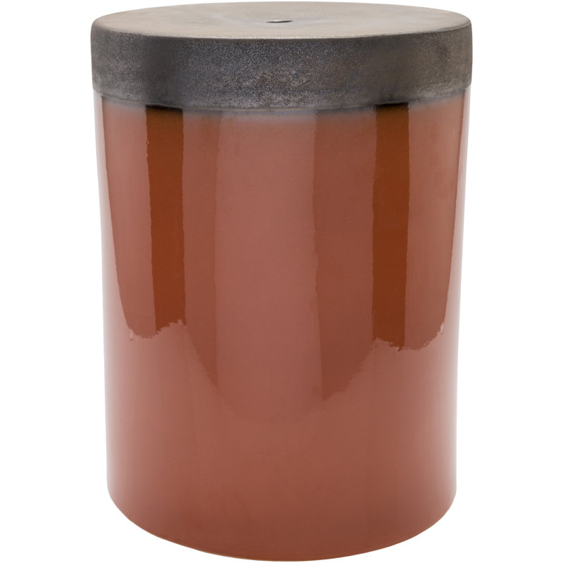 Tabouret, Orange / Brun