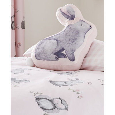 Woodland Friends Pom Pom Shaped Cushion
