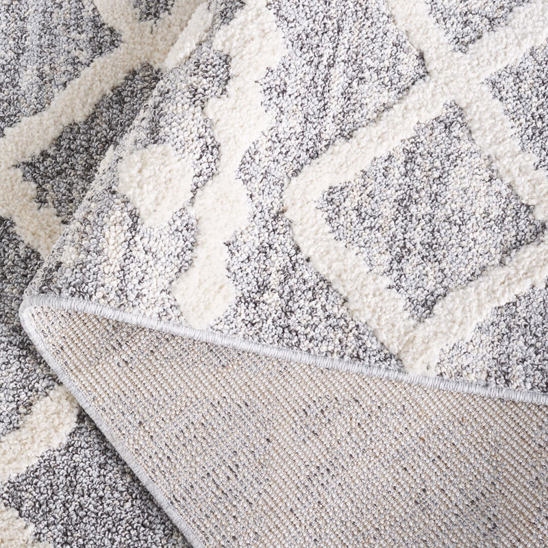 Lucia Martha Stewart Lucia Shag Performance Geometric Rug, Rectangle 5' x 8'