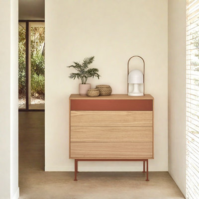 Armoire d'entrée originale en bois