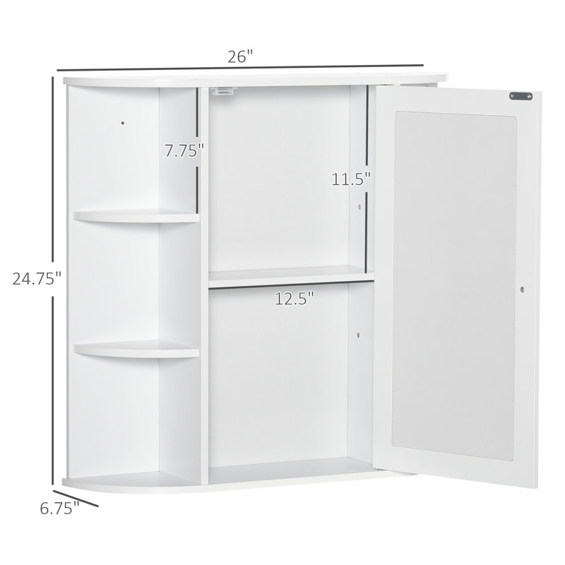 Armoire à pharmacie de salle de bain avec miroir