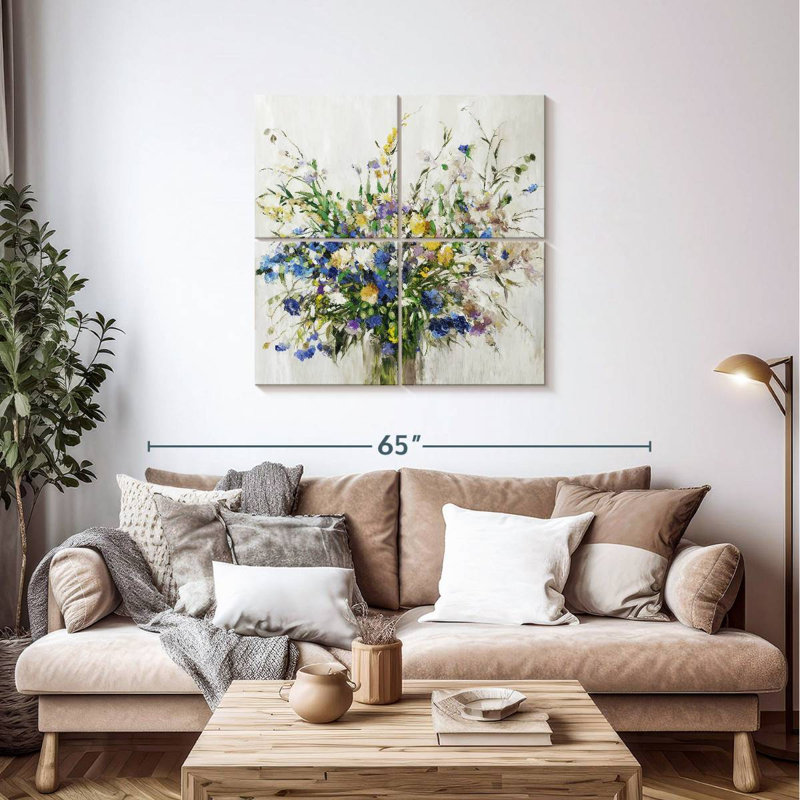 Bouquet de fleurs sauvages Harnek, H 38 po x l 38 po