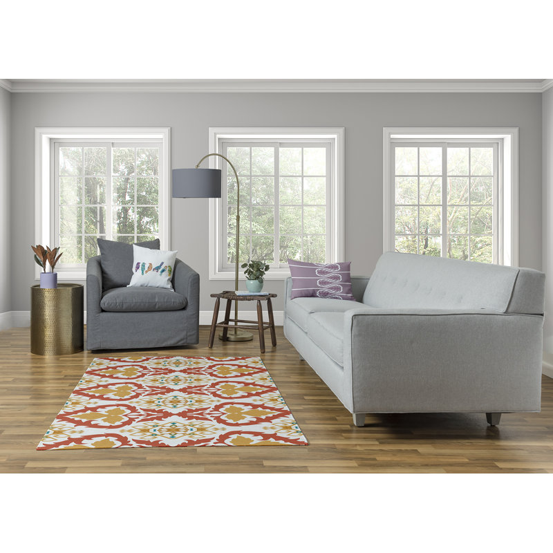 Chenille Oriental Indoor Rug, Rectangle 5' x 7'