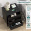 Table de chevet noire (ensemble de 2)