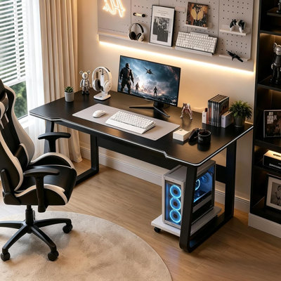 Metal Base Computer Desk
