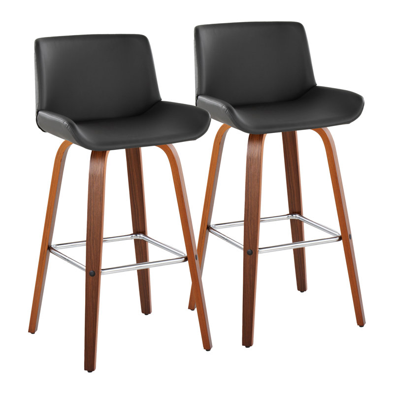 Santi Fixed-Height Barstool - Set Of 2, Gray