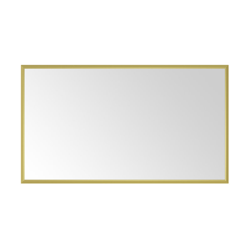 Miroir de salle de bain avec cadre en aluminium, miroir de salle de bain mural, 84 po x 48 po