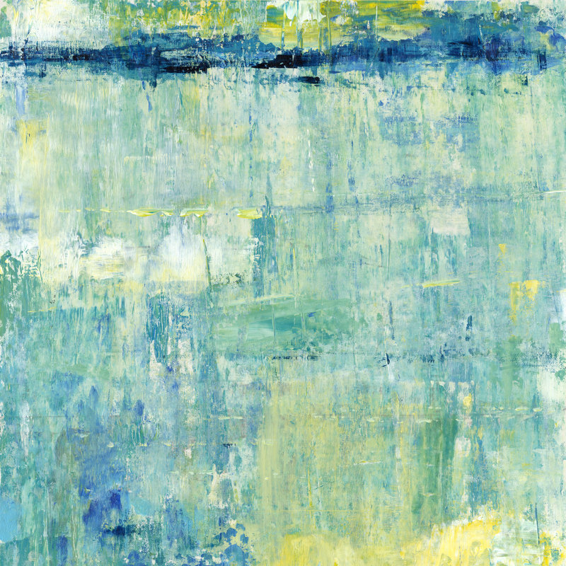 «Water Reflection II» par Timothy O 'Toole - peinture sur toile tendue, H 12 po x l 12 po x P 1,25 po