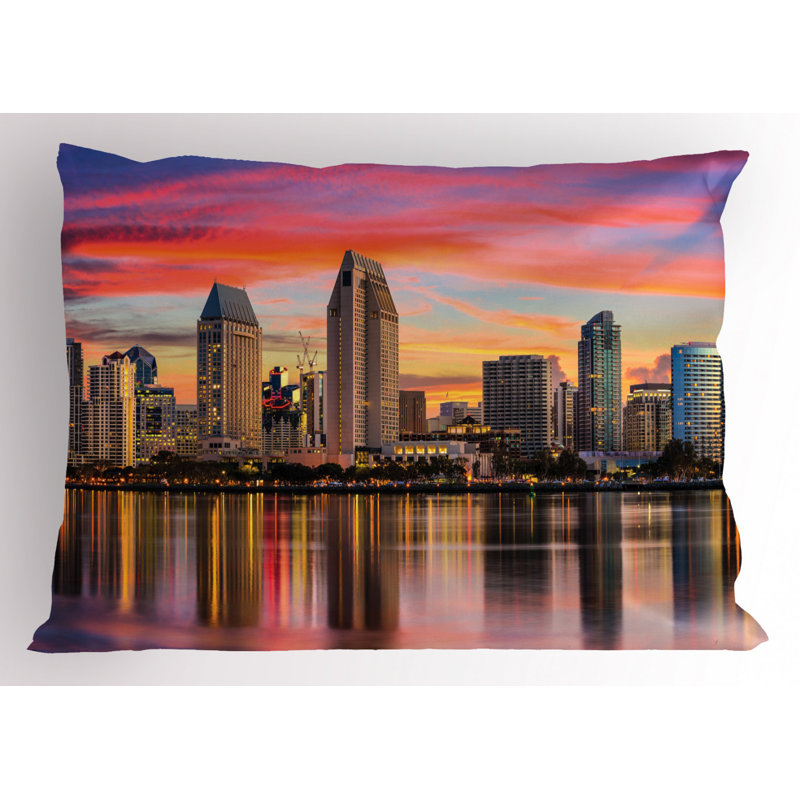 Sun Polyester Sham Set, King