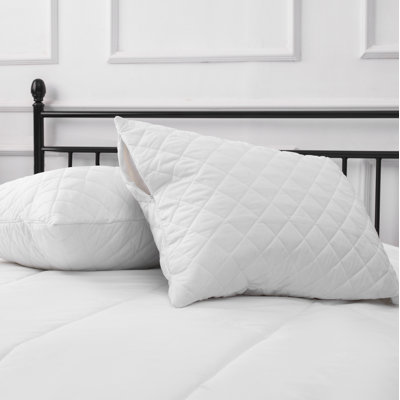  Cotton Blend Zipper Pillow Protector