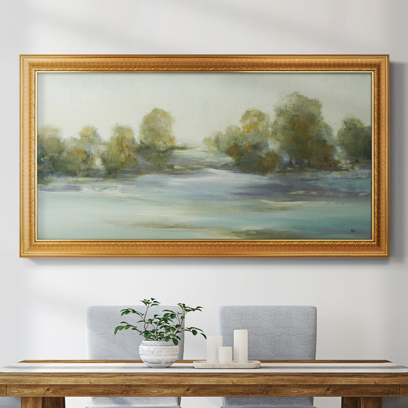 Impression sur toile tendue, "Cadre apaisant III", H 25 po x l 45 po x P 1 po