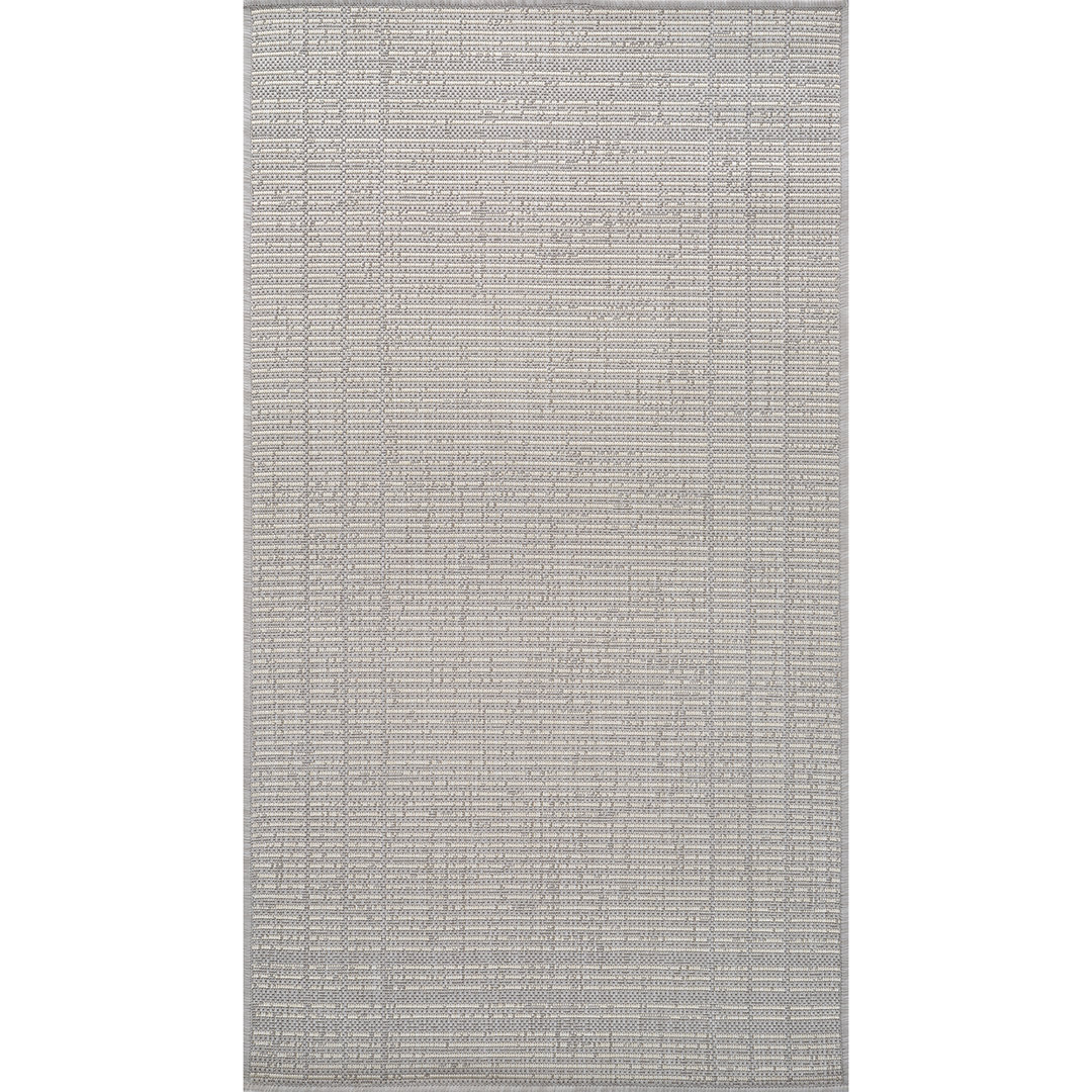Tubac Indoor & Outdoor Boho Rug Grey/Ivory