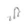 Widespread 2-handle Bathroom Faucet with Drain Assembly
