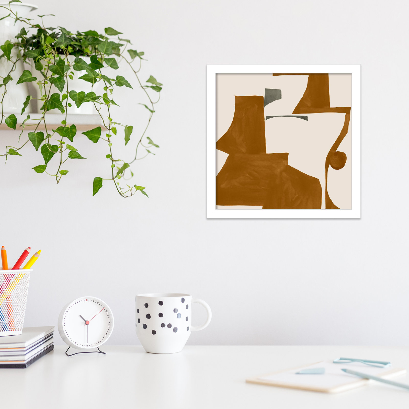 Forecast by Sozi, 13" H x 13" W x 1" D, White