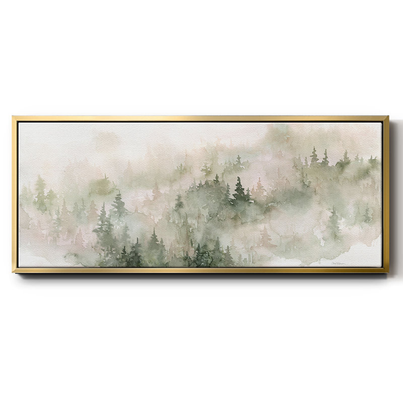 Misty Mountain Sides- Framed Canvas
