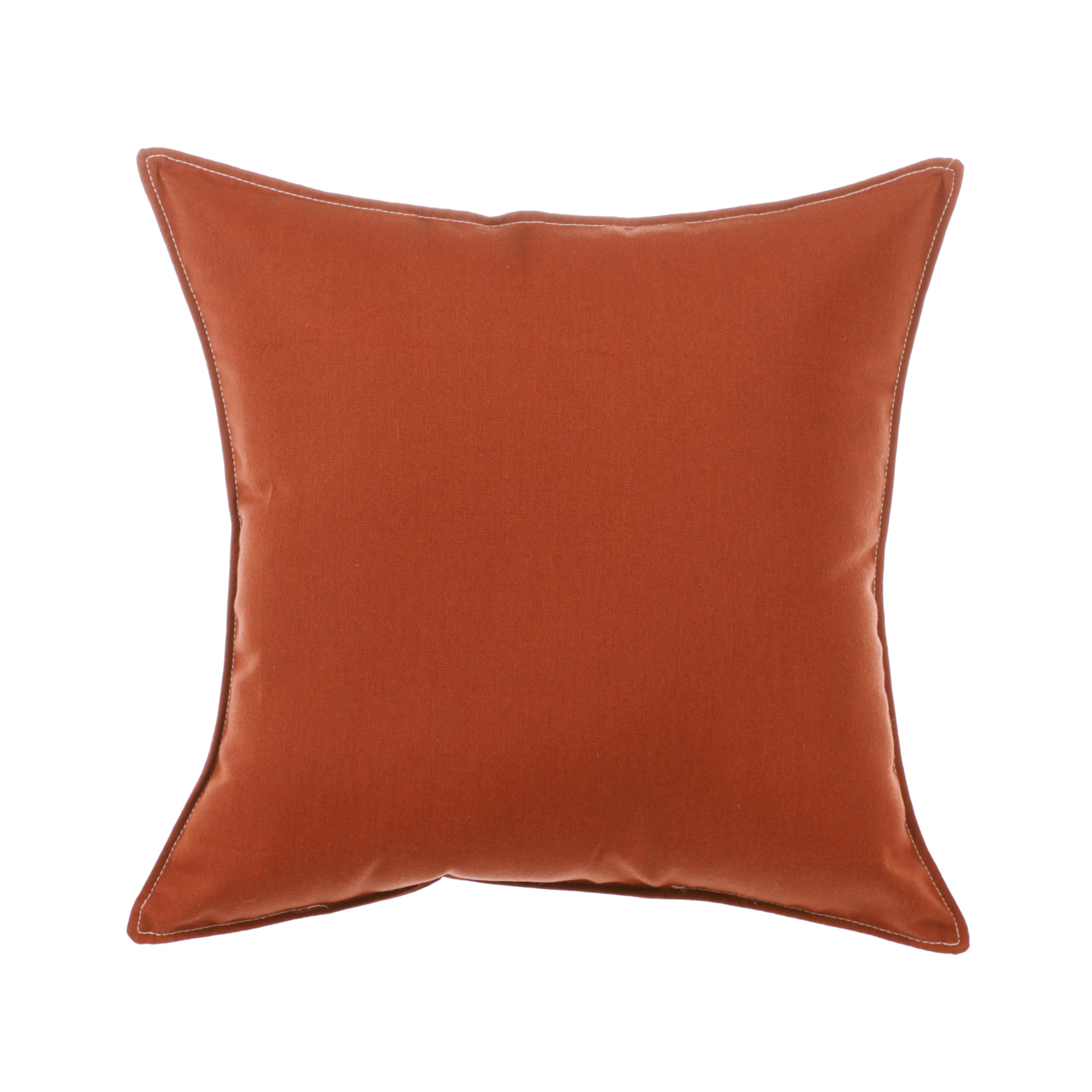 Everley Sunbrella Pillow Cover & Insert, Rust