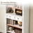 73" Arched Bookshelf  with Drawers and Open Display Shelves, 6-Tier Farmhouse Bookcase with Adjustable Shelf-211314373