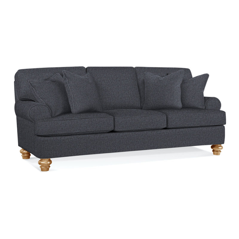 Lowell Sleeper Sofa, Air Dream Mattress, Honey, Basic Navy; 0317-61