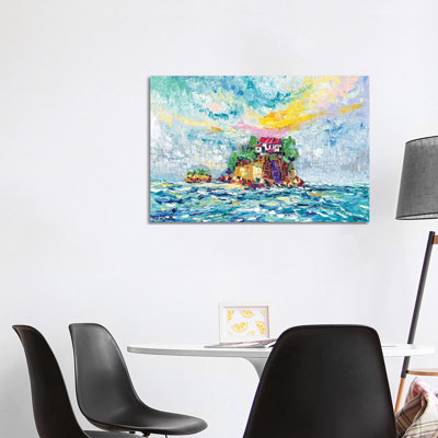 Fantasy Island 1 Piece Wrapped Canvas Painting