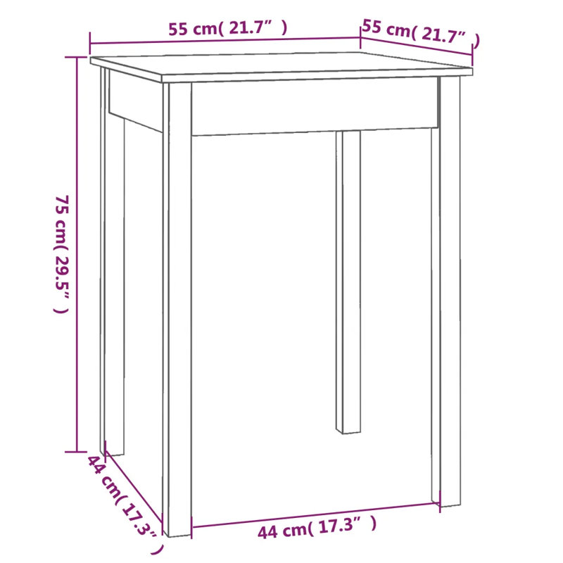 Table de salle à manger Layana
