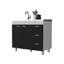 Armoire Darien, armoire double porte, trois tiroirs, quatre pieds-576396834