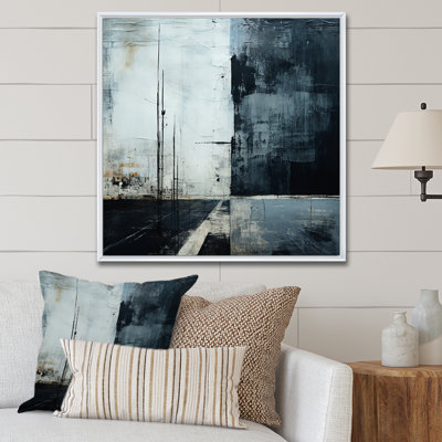 Paysage urbain noir et blanc - Expression de route III - impressions sur toile