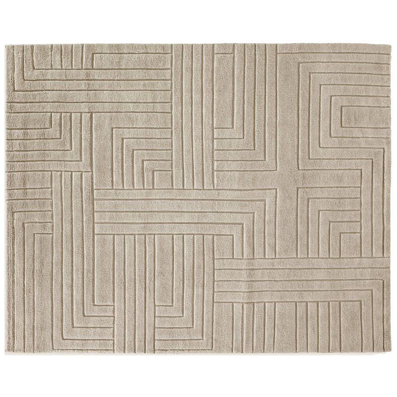 Whitney Wool Geometric Area Rug, Rectangle 8' x 10'