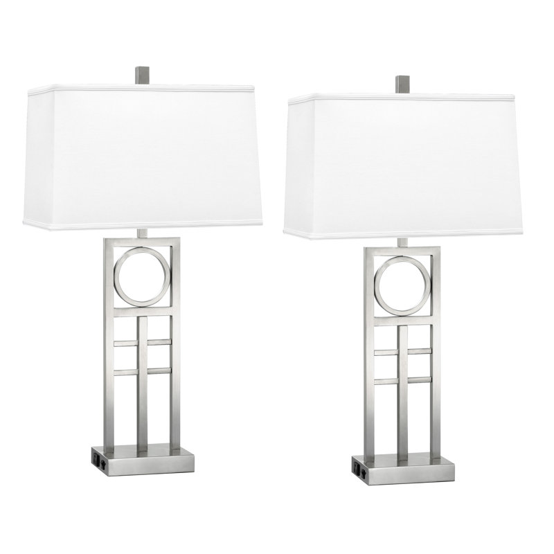 Geometrics Group Metal Table Lamp