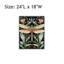 Tableau sur toile libellule beige vintage, décoration intérieure, 61 x 46 cm