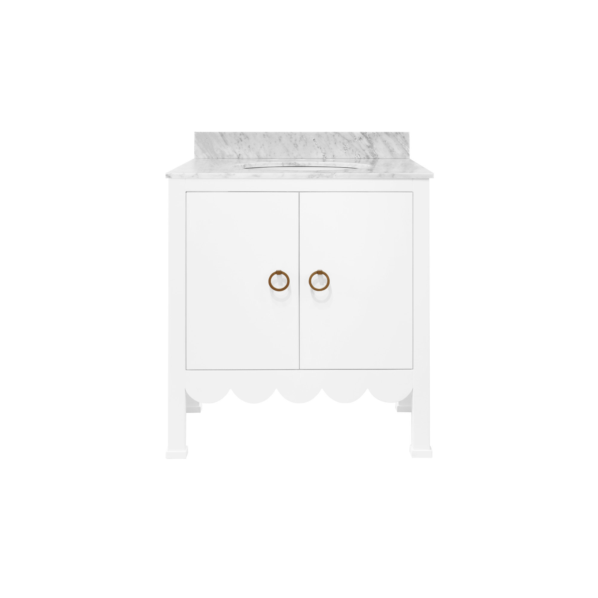 Kealey 30.5'' Single Bathroom Vanity, Matte White