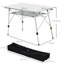 Rectangular Metal Folding Outdoor Camping Table , 120cm cm W 70cm cm D