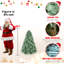 Blue PE/PVC Mixed Automatic Christmas Tree With Metal Stand-1462785402