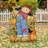 Wood Plants & Flowers Garden Stake