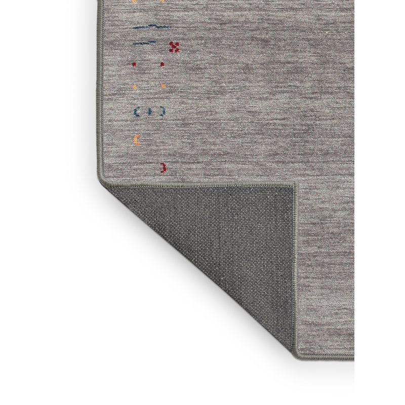 Tapis de zone d’olive clair contemporaine, Rectangle 5 pi x 7 pi