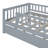 Wood Daybed with Trundle and Fence Guardrails-317973216-317973218