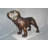 Javier Bulldog Medium Bronze Statue -  Size: 39"L x 23"W x 27"H.