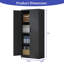 71"H Metal Garage Storage Cabinet-121121334
