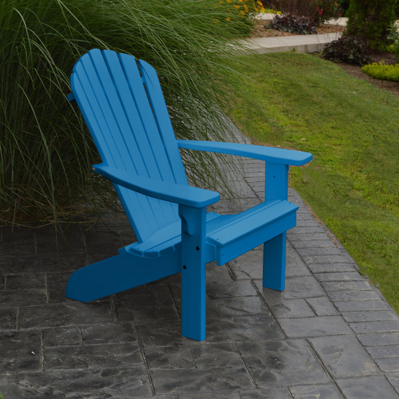 Addilyn Outdoor Adirondack Chair, Blue