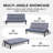 64" Upholstered Sleeper Sofa