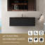 Ensemble de meuble-lavabo mural 48 po avec tiroir à fermeture en douceur et lavabo à quartz Quartz-126271484-126271482