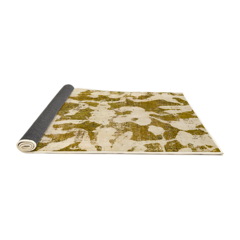 Tapis vert en laine Power Loom, Rond 3 pi