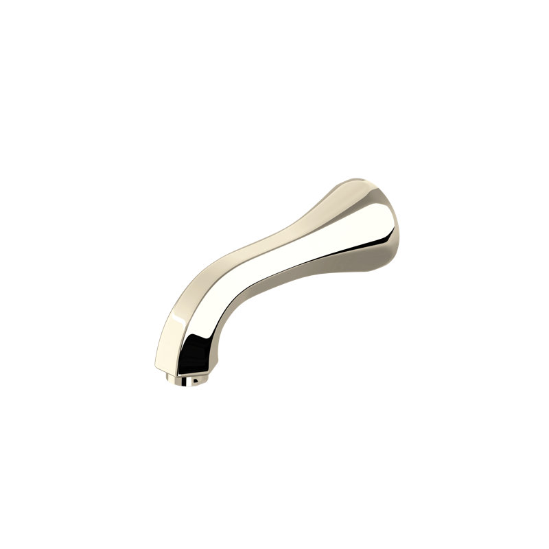 Hex® Wall Mount Tub Spout, Polished Nickel
